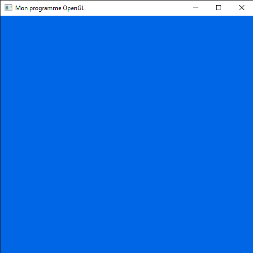 Fenêtre OpenGL