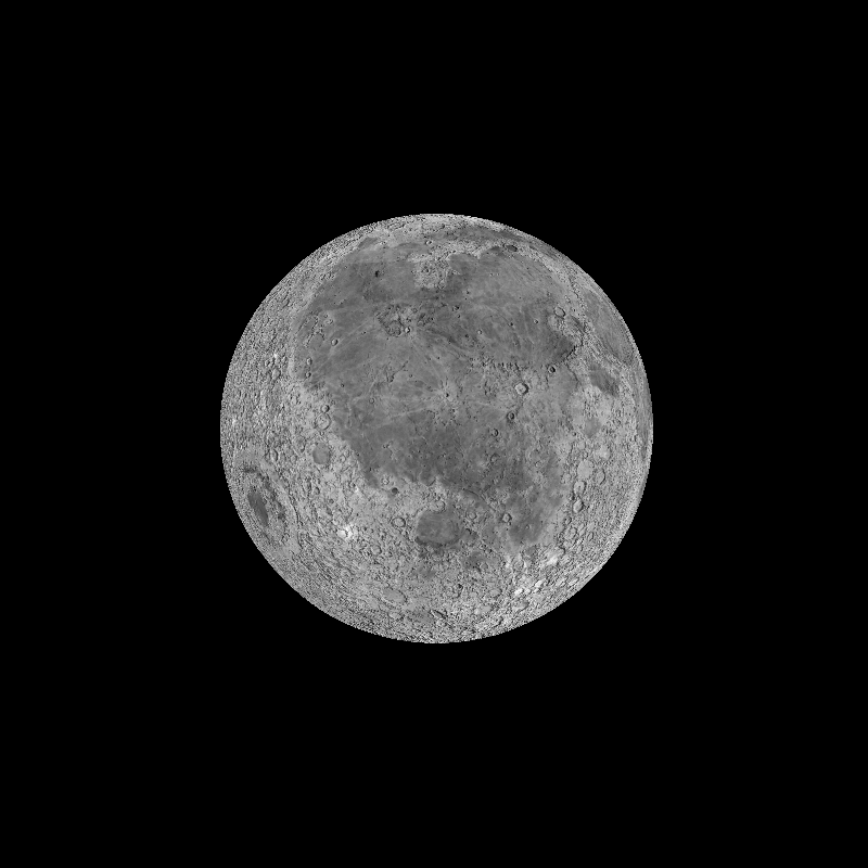 Photo de la Lune en 3D